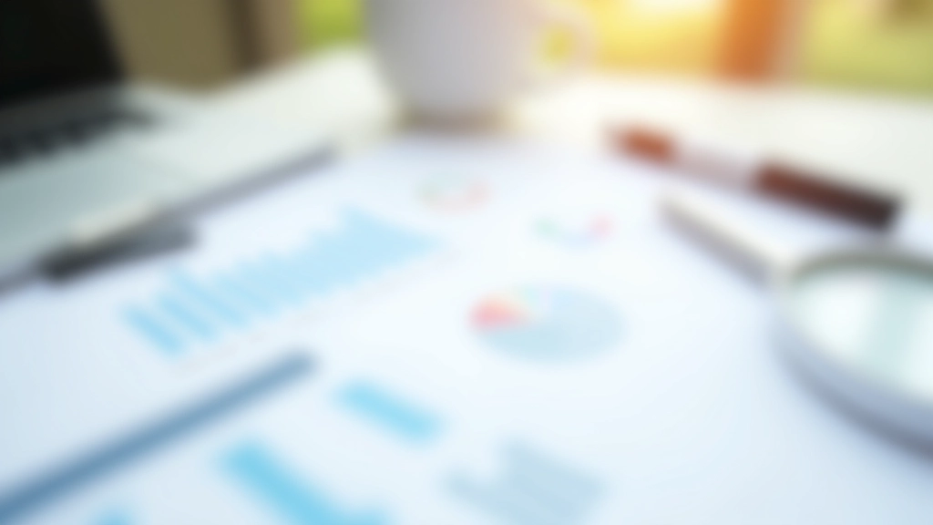 Finanzberichte und Analysen ausgebreitet auf einem Schreibtisch mit Stift und Lupe